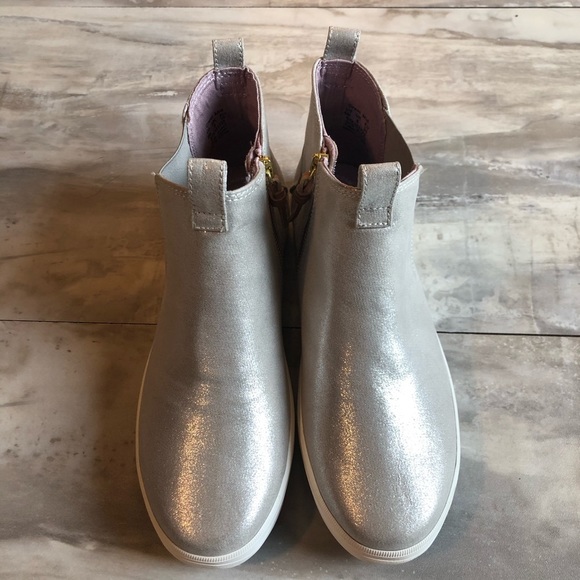 Sperry Crest Mid SILVER metallic boot 6 - Picture 2 of 8